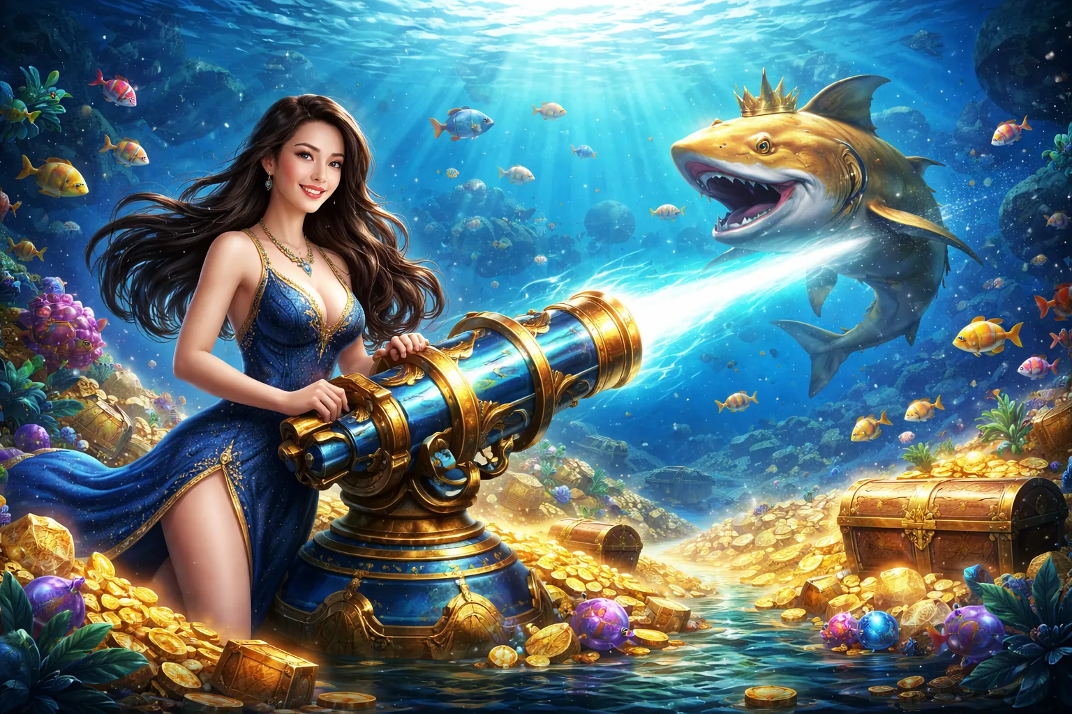 Hình ảnh chính về mẹo chơi game bắn cá KV888